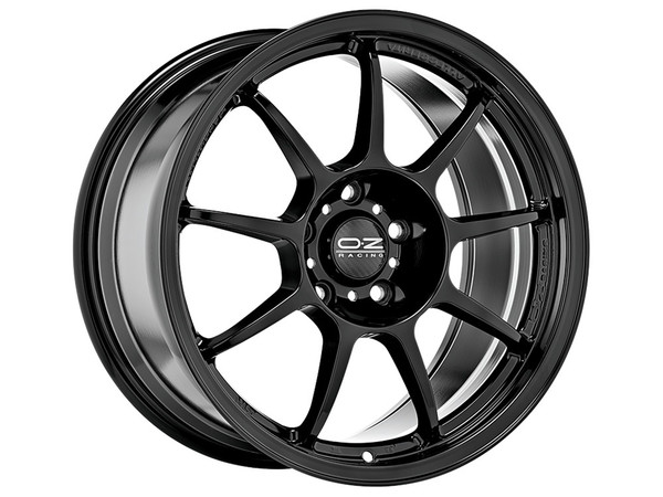 OZ ALLEGGERITA HLT 5F GLOSS BLACK 17X7,5 114,30X5 ET48