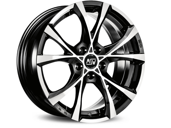MSW CROSS OVER GLOSS BLACK FULL POLISHED 16X7 114,30X5 ET40