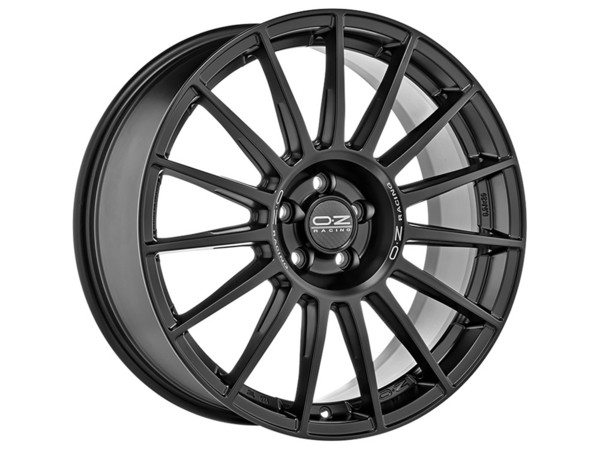 OZ SUPERTURISMO DAKAR MATT BLACK SILVER LETTERING 22X9,5 120,00X5 ET52