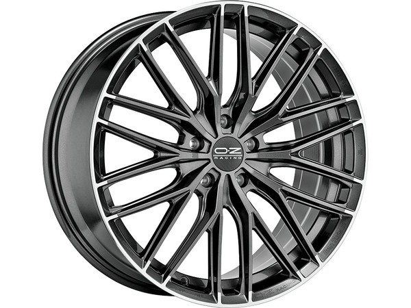 OZ GRAN TURISMO HLT STAR GRAPHITE DIAMOND LIP 20X8,5 114,30X5 ET36