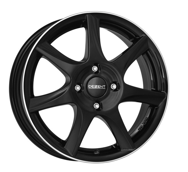 DEZENT TW DARK BLACK/POLISHED LIP 15X6 114,30X5 ET48