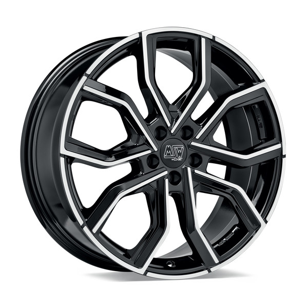 MSW 41 GLOSS BLACK FULL POLISHED 20X8,5 112,00X5 ET30