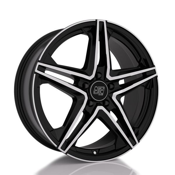 MSW 31 GLOSS BLACK FULL POLISHED 19X8,5 112,00X5 ET28
