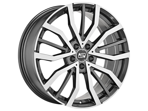 MSW 49 GLOSS GUN METAL FULL POLISHED 19X8 127,00X5 ET50