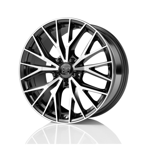 MSW 44 GLOSS BLACK FULL POLISHED 20X8,5 108,00X5 ET45