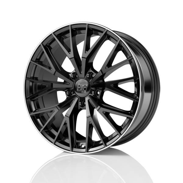 MSW 44 GLOSS BLACK+DIAMOND LIP 20X10 112,00X5 ET26