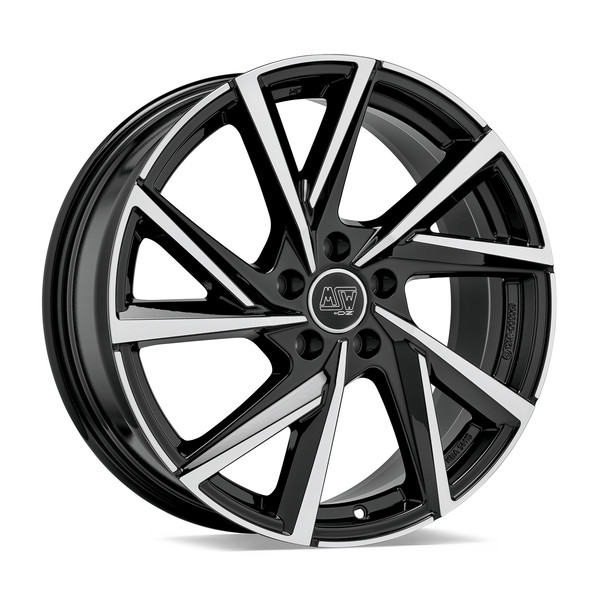 MSW 80-5 GLOSS BLACK FULL POLISHED 19X8 112,00X5 ET26
