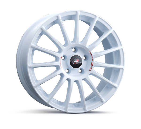 OZ SUPERTURISMO TGR-WRT RACE WHITE + RED LETTERING 18X8 114,30X5 ET45