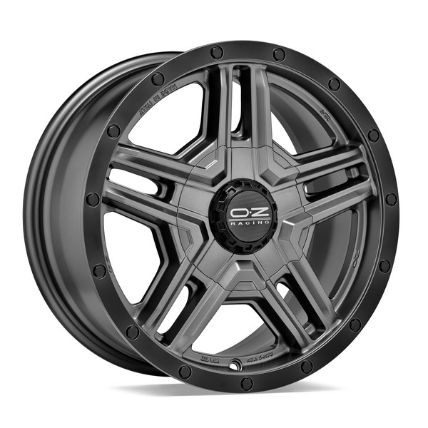 OZ RALLY ADVENTURE MATT GRAPHITE / BLACK LIP 17X8 120,00X5 ET35