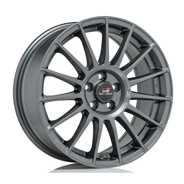 OZ SUPERTURISMO TGR-WRT MATT GRAPHITE + SILVER LETTERING 18X8 114,30X5 ET38