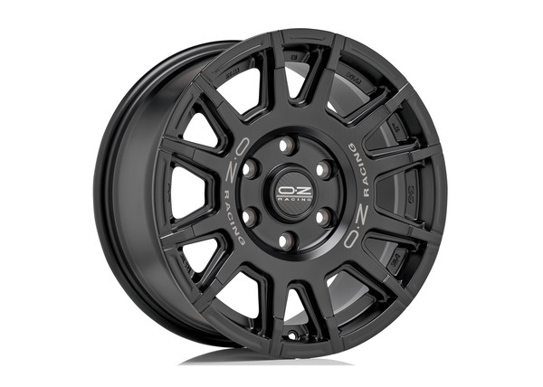 OZ RALLY LEGEND MATT BLACK + DARK LETTERING