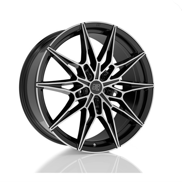 MSW 75 GLOSS BLACK FULL POLISHED 20X8,5 120,00X5 ET45