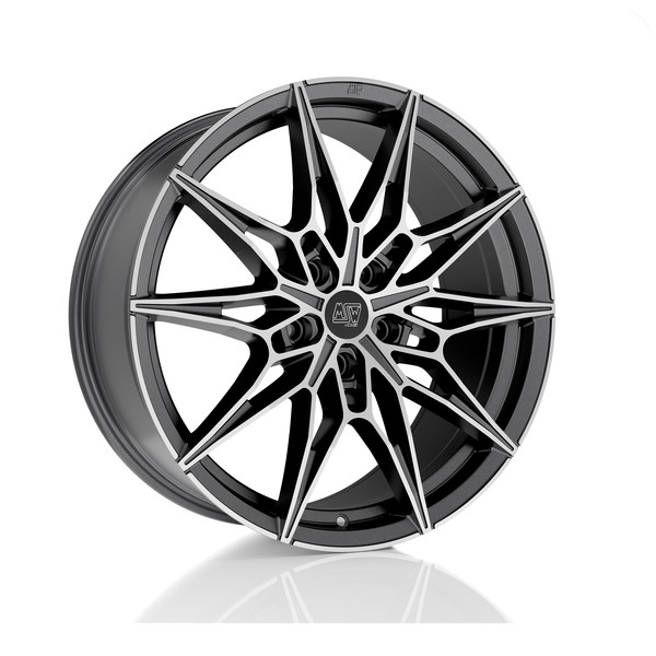 MSW 75 MATT GUN METAL FULL POLISHED (MGMFP) 19X8 112,00X5 ET34
