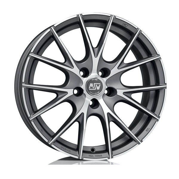 MSW 25 MATT TITANIUM FULL POLISHED 18X8 112,00X5 ET21