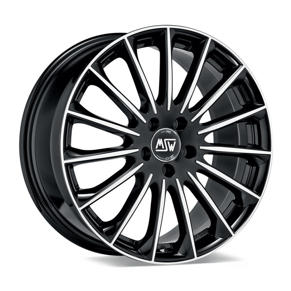 MSW 30 GLOSS BLACK FULL POLISHED 17X7,5 112,00X5 ET35
