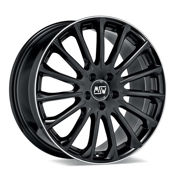 MSW 30 GLOSS BLACK+DIAMOND LIP 19X7,5 112,00X5 ET42