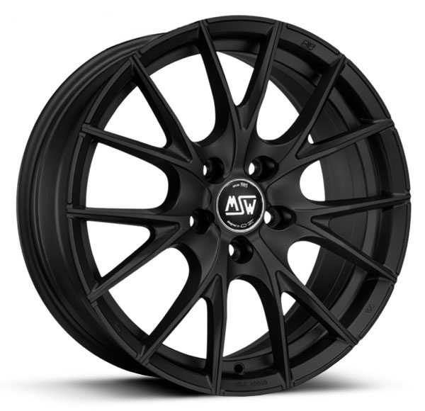 MSW 25 MATT BLACK 17X8 108,00X5 ET45