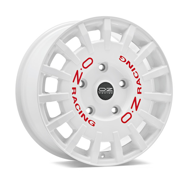 OZ RALLY RACING VAN RACE WHITE RED LETTERING 18X8 120,00X5 ET45