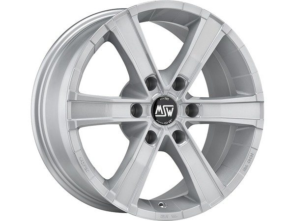 MSW SAHARA 6 FULL SILVER 18X8 114,30X6 ET35
