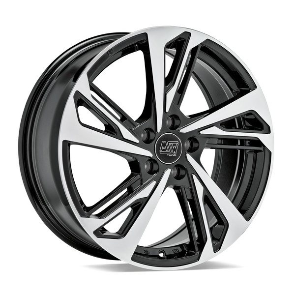 MSW 60 GLOSS BLACK FULL POLISHED 18X7,5 112,00X5 ET51