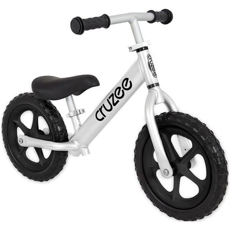 Otroško kolo poganjalec cruzee srebrna 12''