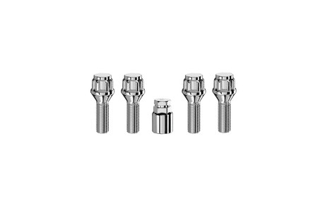 Varnostni vijaki Bimecc M14x1,25x27, konus, set