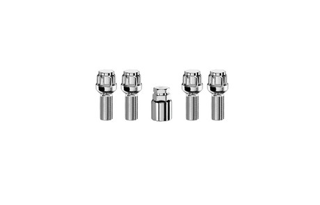 Varnostni vijaki Bimecc M14x1,5x28, polkrožni, set