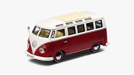 Model VW Samba Bus T1A rdeč 1:43