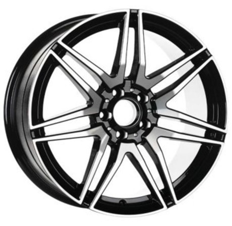 S WHEELS MERCEDES 14 BLACK DIAMOND 19X9 112,00X5 ET48