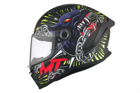 MOTORISTIČNA ČELADA MT Helmets STINGER 2 AKIN A3 MATT BLACK M
