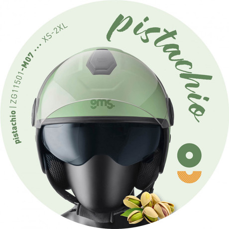 MOTORISTIČNA ČELADA Jet čelada GMS PISTACCHIO ZG11501 PISTACCHIO M