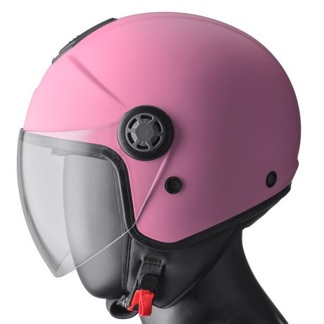 MOTORISTIČNA ČELADA Jet helmet GMS GELATO FRAGOLA M