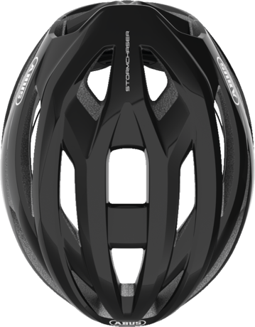 Kolesarska čelada StormChaser shiny black črna L