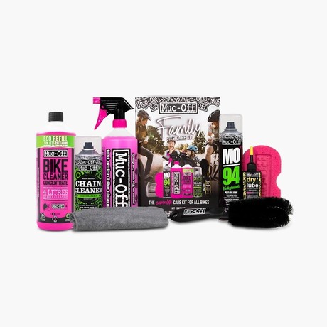 9-delni set za čiščenje koles MUC-OFF Family bike care kit