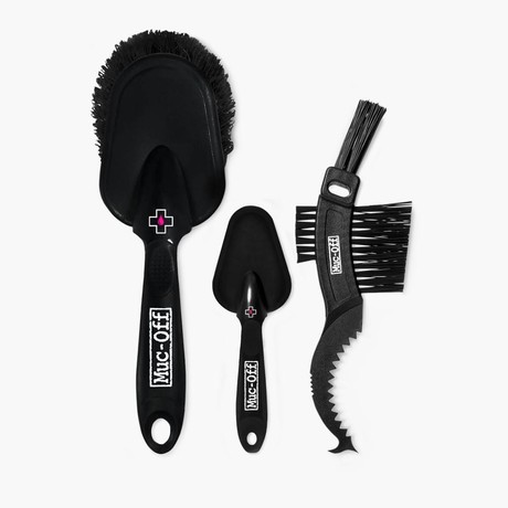 Set ščetk za čiščenje kolesa MUC-OFF 3x Premium brush set