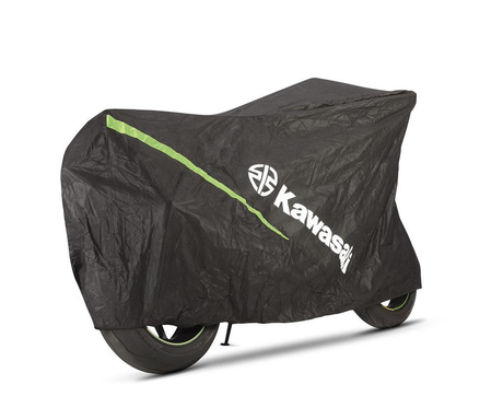 PREVLEKA ZA MOTOR MEDIUM KAWASAKI BLACK/ GREEN