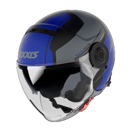 MOTORISTIČNA ČELADA JET helmet RAVEN SV ABS AXXIS (L)