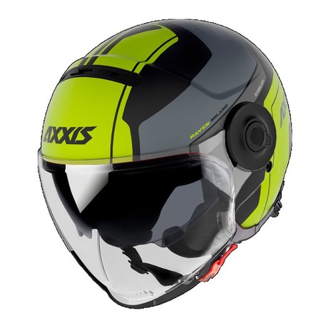 MOTORISTIČNA ČELADA JET helmet RAVEN SV ABS AXXIS (L)