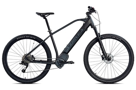E-MTB kolo S-Bikes M60e PRO - LIMITED EDITION - BLACK Cat 